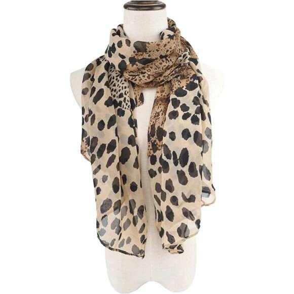 Women Shawl Scarf Lightweight Floral Print Solid Color Oversized Spring Summer - Picture 2 of 8